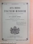 Acta Ordinis Fratrum Minorum Ianuarii-Decembris 1961