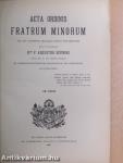 Acta Ordinis Fratrum Minorum Ianuarii-Decembris 1960