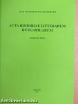 Acta Historiae Litterarum Hungaricarum Tomus XXX.