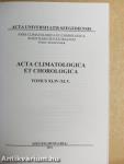 Acta Climatologica et Chorologica XLIV-XLV.