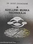 A szellemi munka technikája