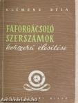 Faforgácsoló szerszámok korszerű élesítése