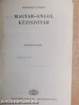 Magyar-angol kéziszótár