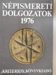 Népismereti dolgozatok 1976