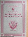 Lexikologie der Deutschen Sprache