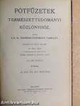 Pótfüzetek a Természettudományi Közlönyhöz 1913/1-4.