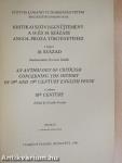 Kritikai szöveggyűjtemény a 18. és 19. századi angol próza történetéhez I-II.