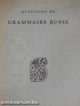 Questions de Grammaire Russe