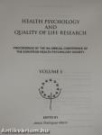 Health Psychology and Quality of Life Research I.