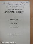 Manual of Operative Surgery (dedikált példány)