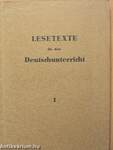 Lesetexte für den Deutschunterricht I.