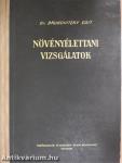 Növényélettani vizsgálatok II.