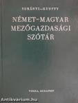 Német-magyar mezőgazdasági szótár