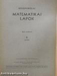 Középiskolai matematikai lapok 1958. március