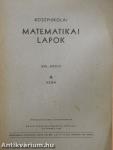 Középiskolai matematikai lapok 1958. évi 4. szám