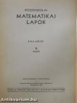 Középiskolai matematikai lapok 1959. évi 5. szám