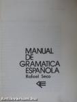 Manual de Gramatica Espanola