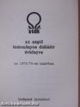 Az Angol Tudományos Diákkör évkönyve az 1975/76-os tanévben