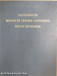 Glossarium mediae et infimae latinitatis regni Hungariae