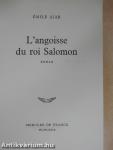 L'angoisse du roi Salomon