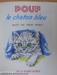 Pouf et chaton bleu