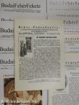 10 lapszám a Budai FehérFekete című folyóiratból (vegyes számok)