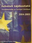 Felvételi tájékoztató 2004-2005