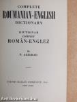 Complete Roumanian-English Dictionary