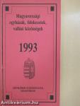 Magyarországi egyházak, felekezetek, vallási közösségek 1993
