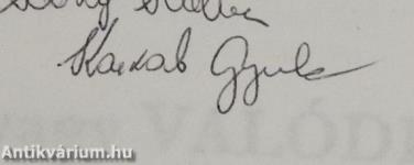 Hamis vagy valódi? (kétszeresen dedikált példány)