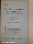 Kőrösi Csoma-archivum 1940/1.