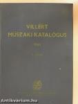 Villért műszaki katalógus 1965. II.