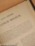 Acta Ordinis Fratrum Minorum Januarii-Decembris 1899.