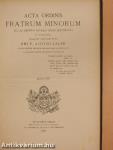 Acta Ordinis Fratrum Minorum Januarii-Decembris 1898.