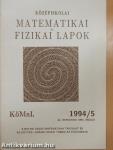 Középiskolai matematikai és fizikai lapok 1994. május