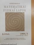 Középiskolai matematikai és fizikai lapok 1994. március