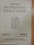Középiskolai matematikai és fizikai lapok 1993. október