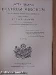 Acta Ordinis Fratrum Minorum Ianuarii-Decembris 1908-1909