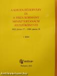A Khuen-Héderváry és a Tisza kormány minisztertanácsi jegyzőkönyvei 1-2. 