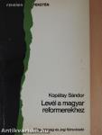 Levél a magyar reformerekhez
