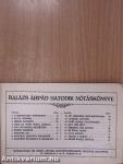 Balázs Árpád hatodik nótáskönyve