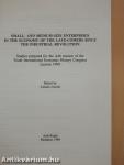 Small- and medium-size Enterprises in the economy of the late-comers since the Industrial revolution (dedikált példány)