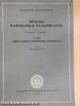 Műszaki matematikai gyakorlatok A. VII.