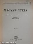 Magyar Nyelv 1974. január-december