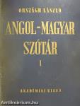 Angol-magyar szótár I-II.