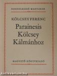 Parainesis Kölcsey Kálmánhoz