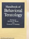 Handbook of Behavioral Teratology