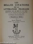 Les Belles Citations de la Littérature Francaise