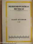 Első Sándor I-II.
