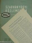 Szabványügyi Közlemények 1967. augusztus